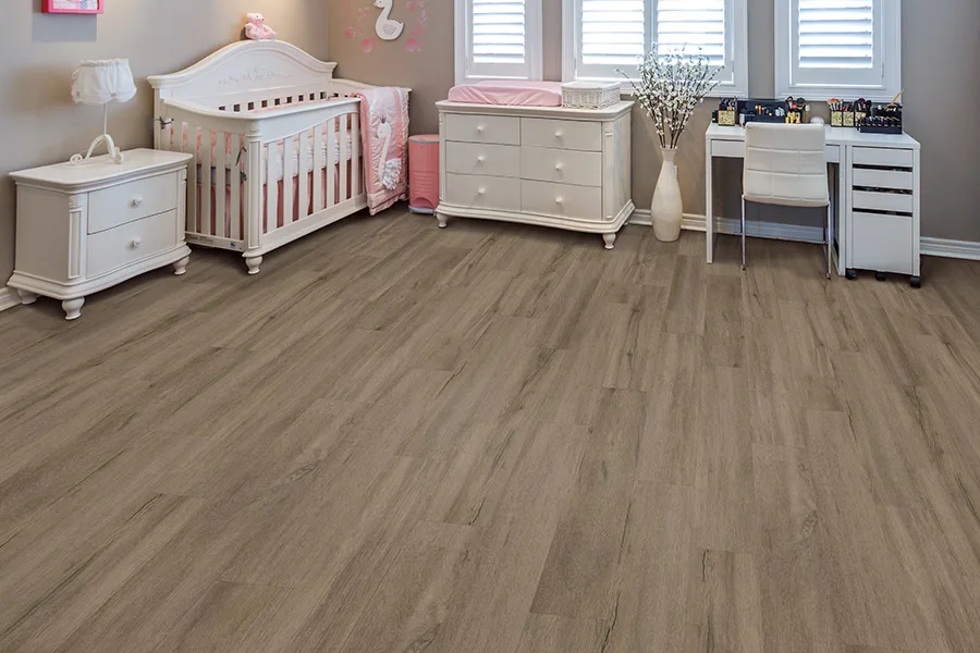 kids room with vinly flooring