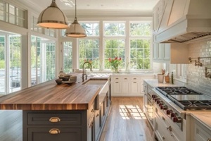 newly remodeled kitchen