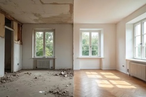 old home remodeling before vs after