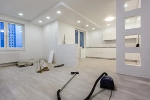 comparison of a room in an apartment before and after renovation new house