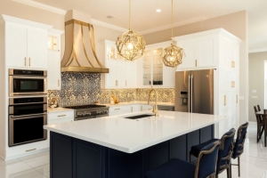 High-End Luxurious Kitchen with an Island