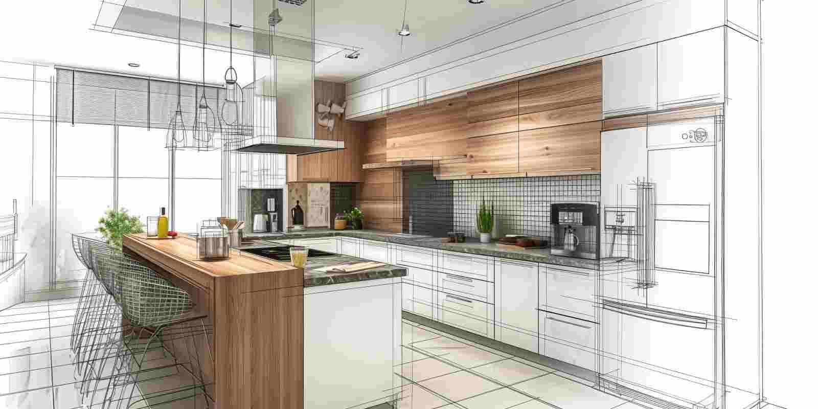Stylish Contractor-Led Kitchen Design with Modern Furniture