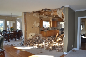 Removing Wall to Open the Kitchen Into Another Room